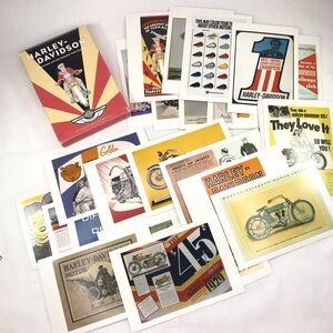 Harley Davidson 100th Anniversary Advertisement Postcards 30 Cards Vintage